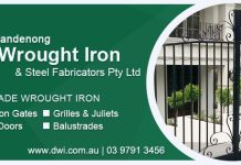 Wrought Iron pool fencing