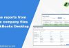 Combine your financial Reports from two or more QuickBooks Desktop company files - Featuring Image
