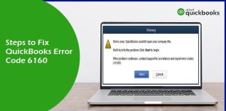 Fix QuickBooks Error 6160 Featured Image