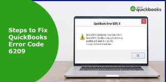 Fix QuickBooks Error Code 6209 - Featured Image