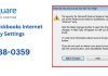 Quickbooks Internet Security Settings